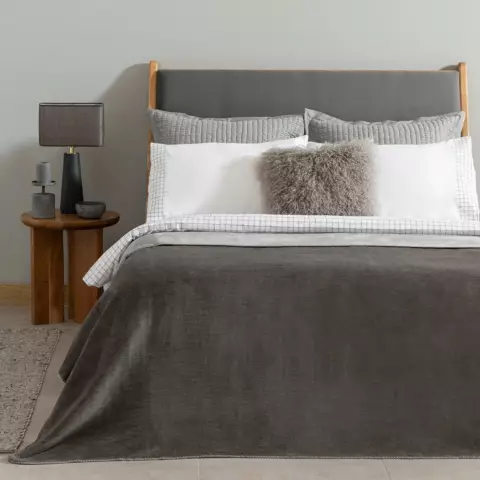 Aventura Blanket cüt nəfərlik boz