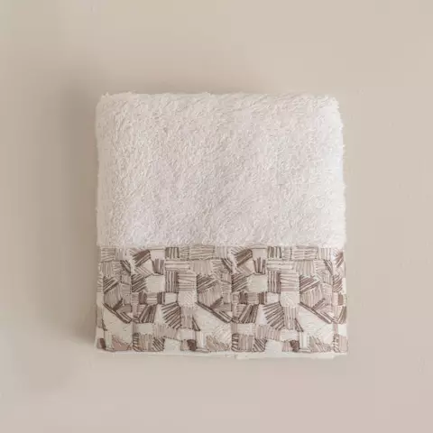 Laudel əl dəsmalı 30x50 cm ekru