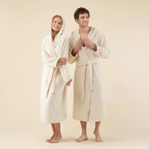 Lydia unisex xalat natural