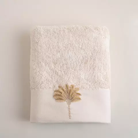 Palm tree üz dəsmalı 50x90 cm (bej)